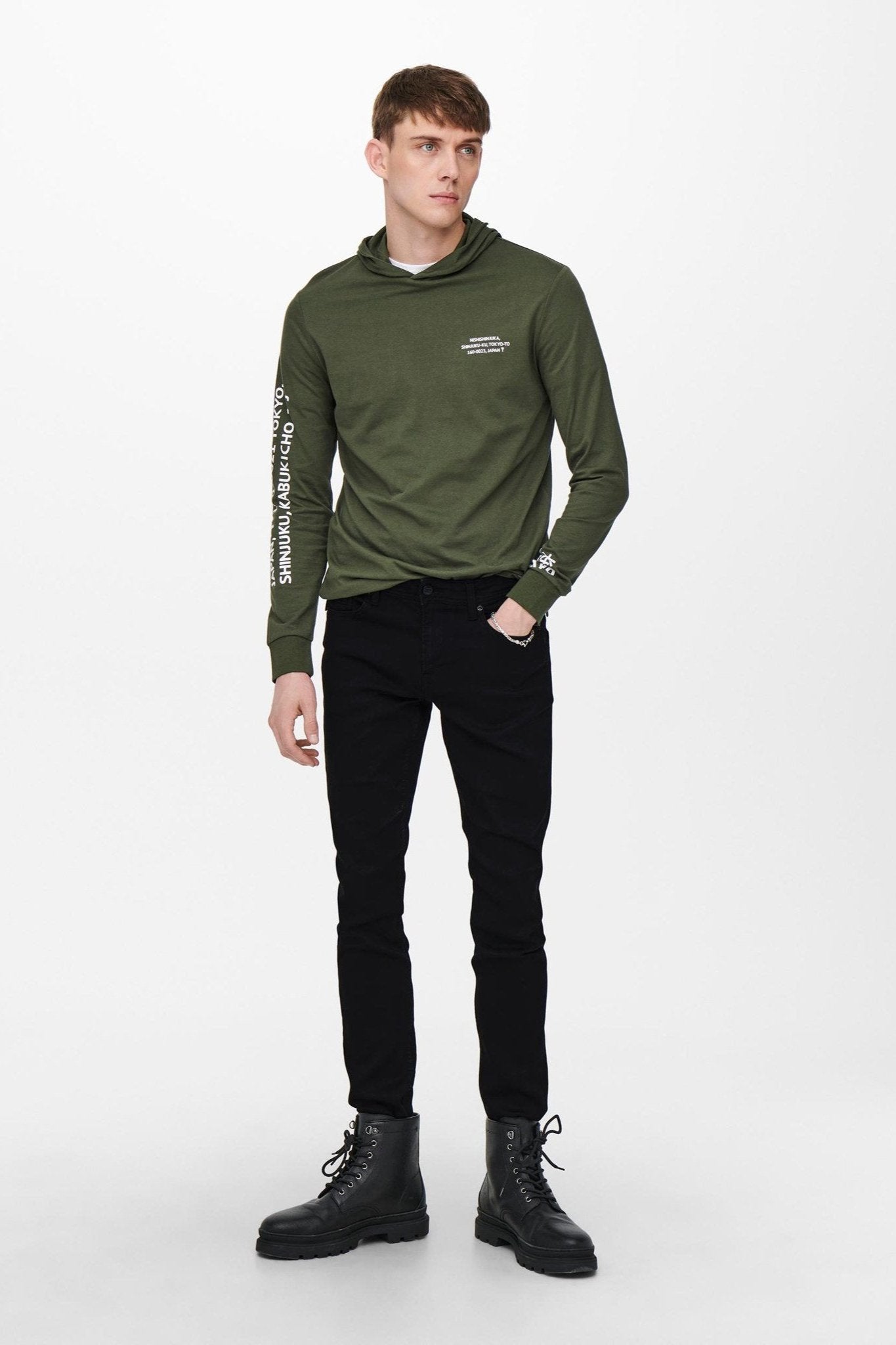 Loom Slim Jog Pants - Sort