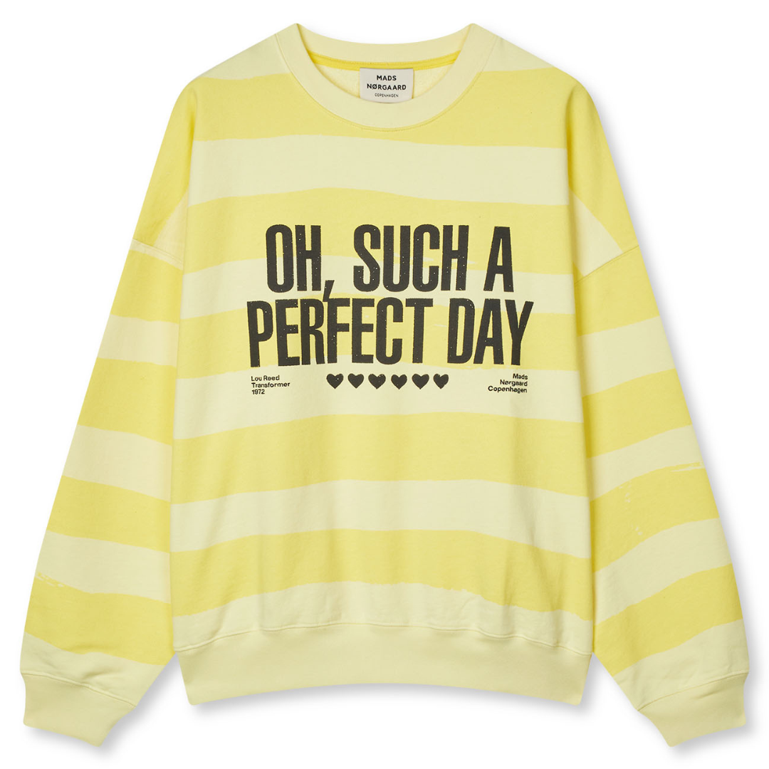 Mads Nørgaard Compact Cotton Atli Sweatshirt Tender Yellow