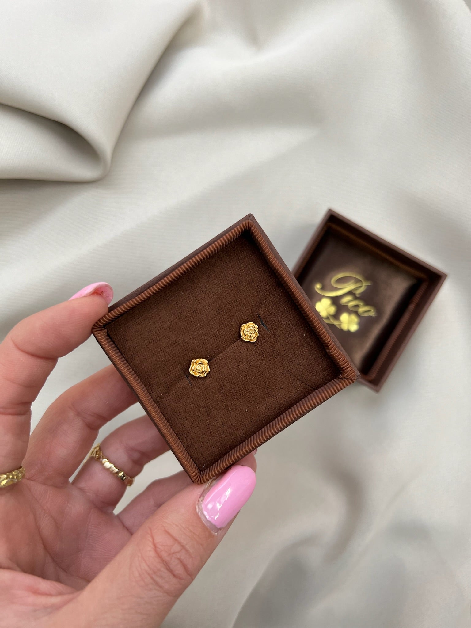 Pico Rose Stud Øreringe