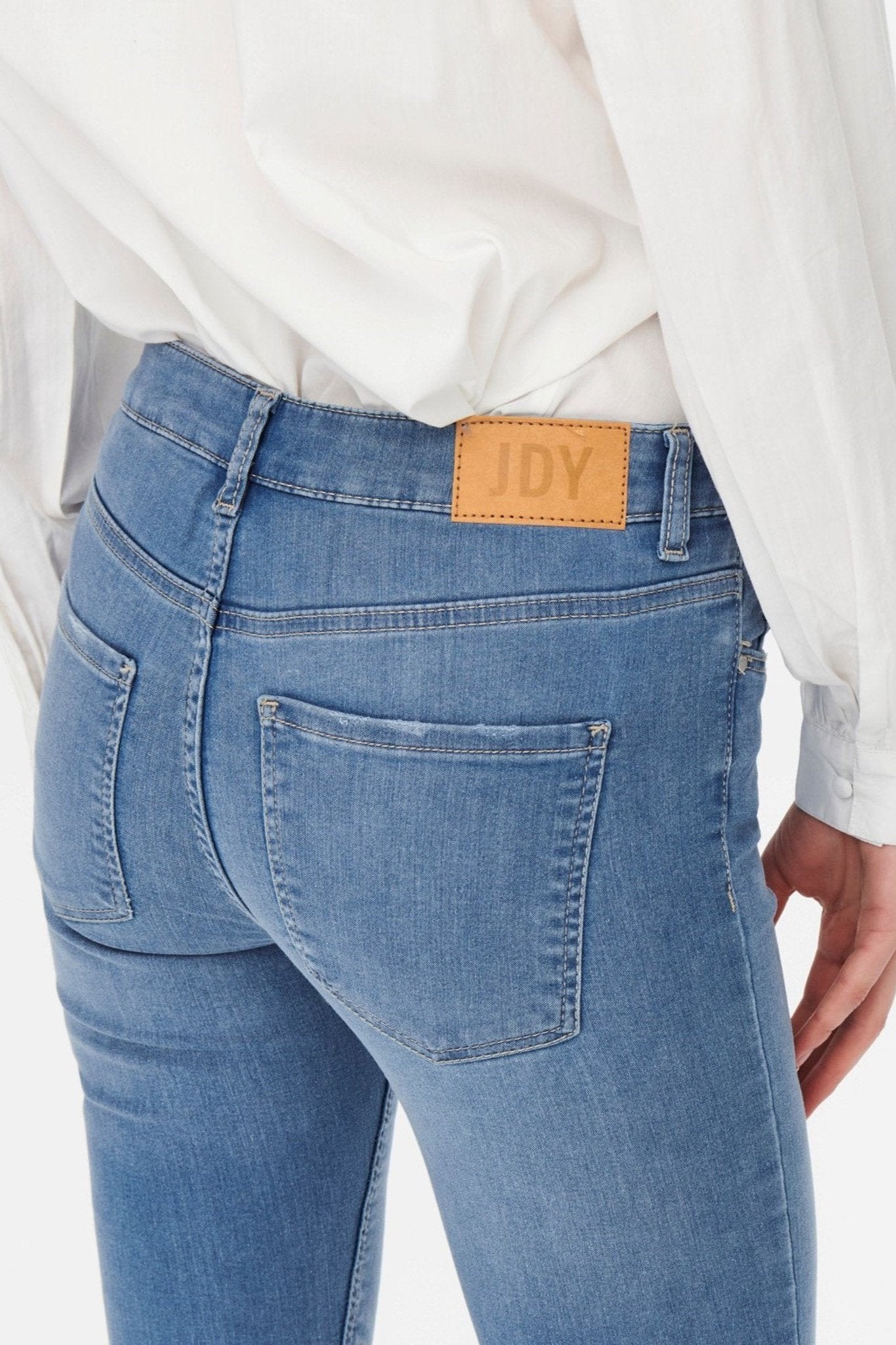 De Originale Performance Jeans - Lyseblå (Mid Waist) Levere