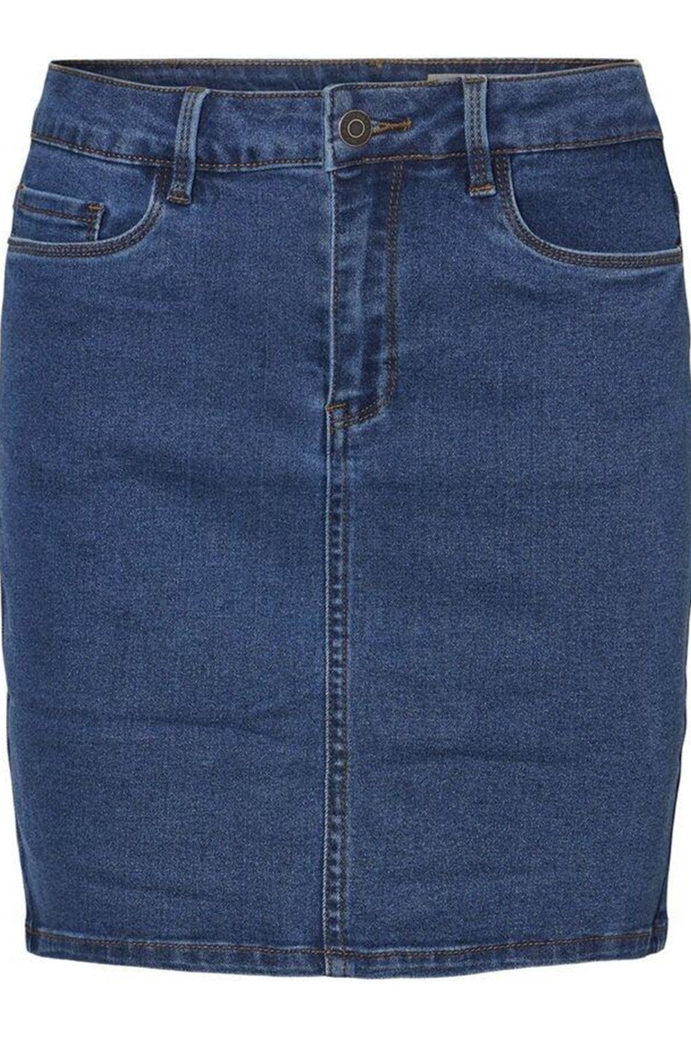 Hot Seven Nederdel - Blue Denim