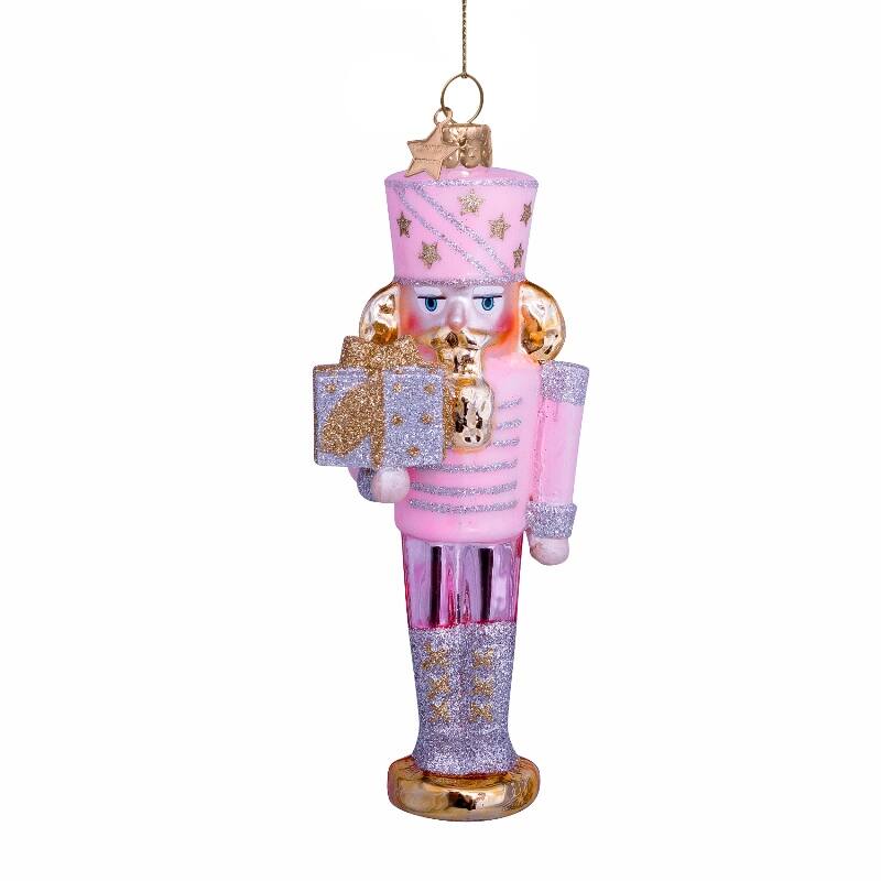 Vondels Nutcracker Ornament Pastel Pink Hot på udsalg