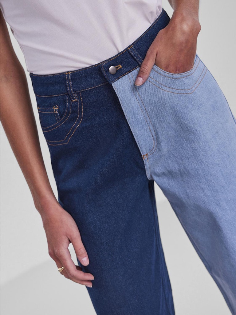 Lena Straight Denim Bukser - Light Blue Denim Online nu