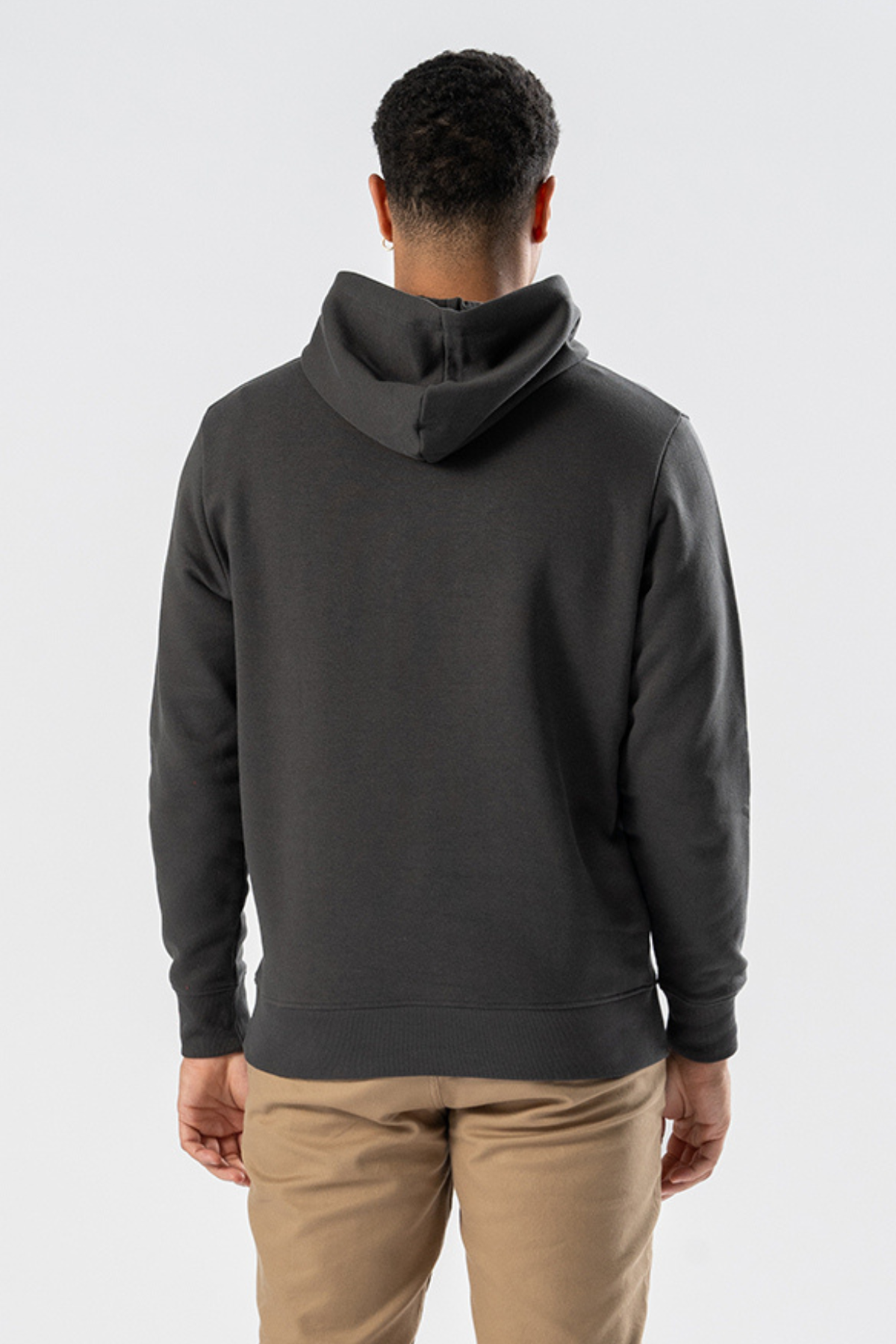 Sweatshirt Hoodie - Mørkegrå Online Hot Salg