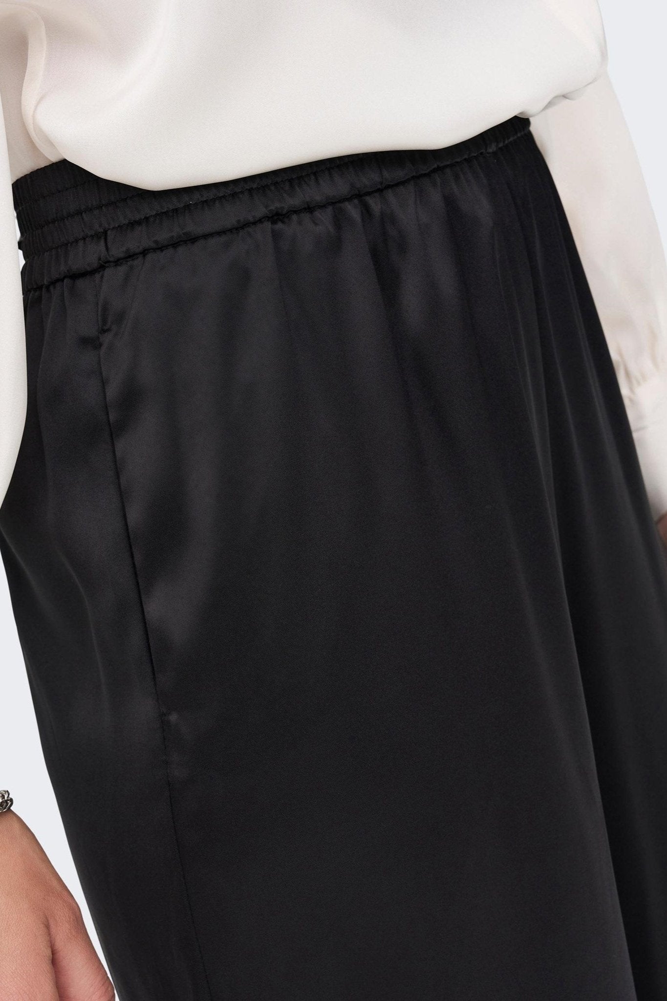 Victoria Satin Bukser - Sort