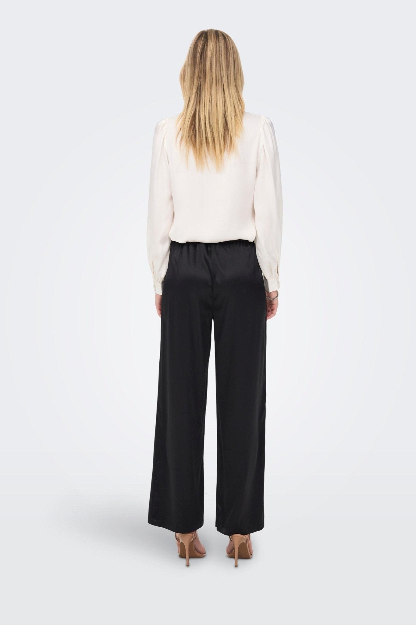 Victoria Satin Bukser - Sort