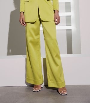 Copenhagen Muse Shine Bukser Wideleg Lentil Sprout Levere