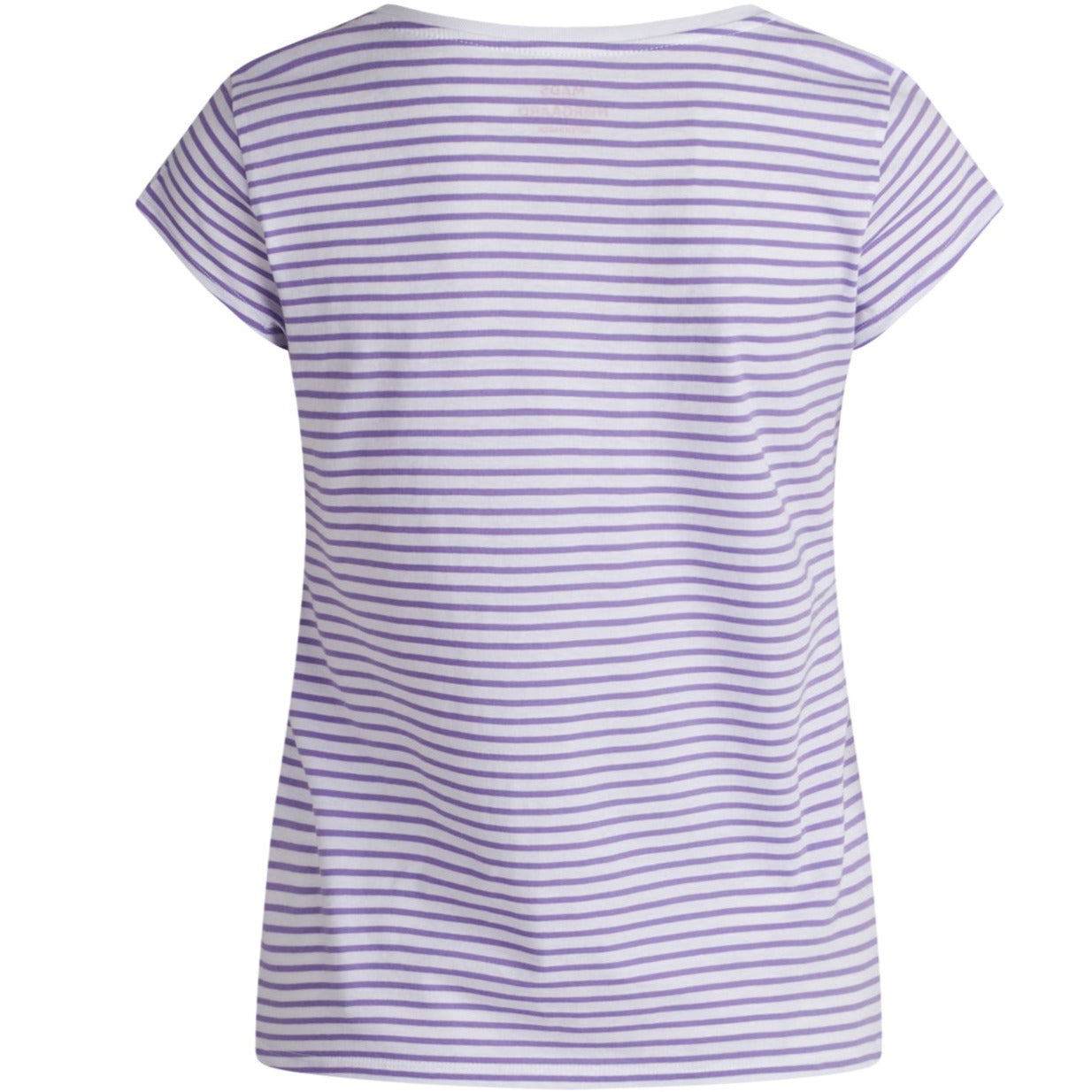 Mads Nørgaard Organic Jersey Stribe Teasy T-shirt Paisley Purple/Brilliant