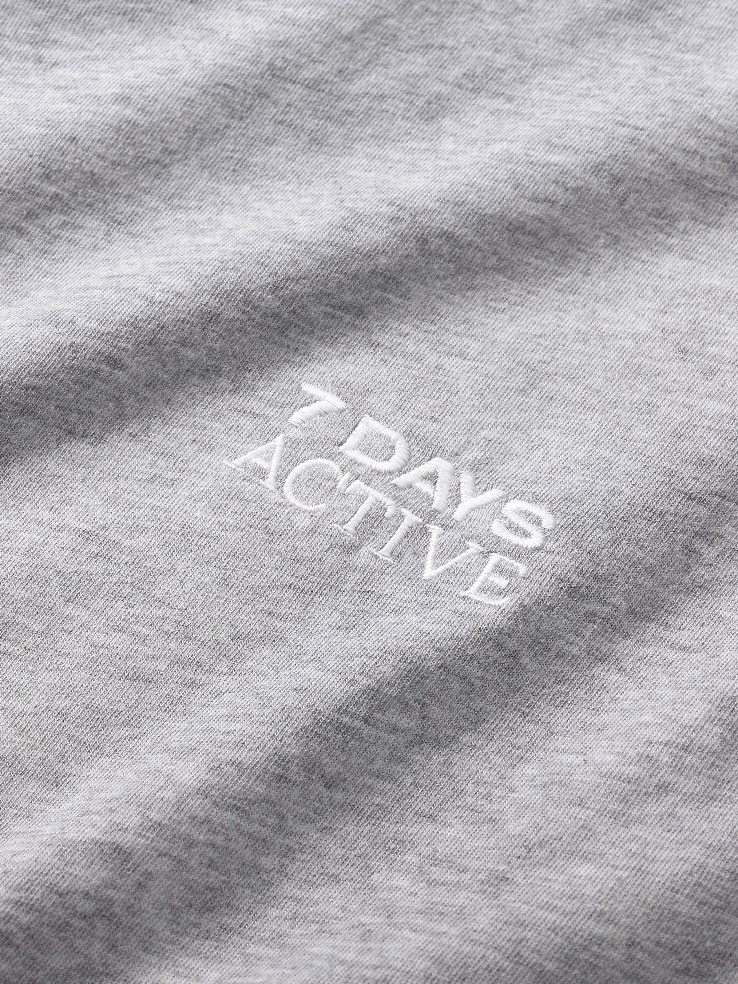 7 DAYS Active Organic Fitted T-shirt Heather Grey