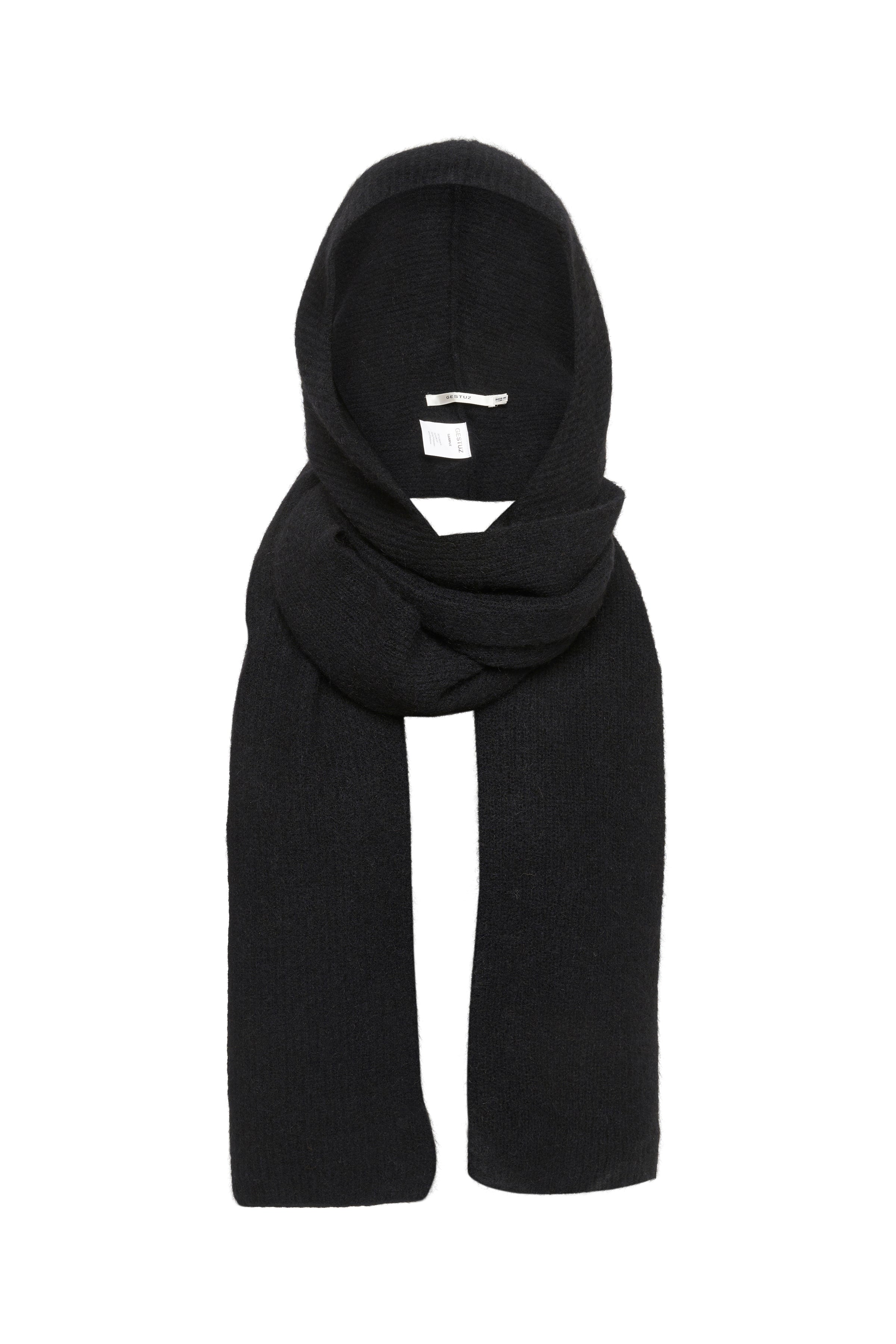 Gestuz Alpha Wool Halstørklæde Black