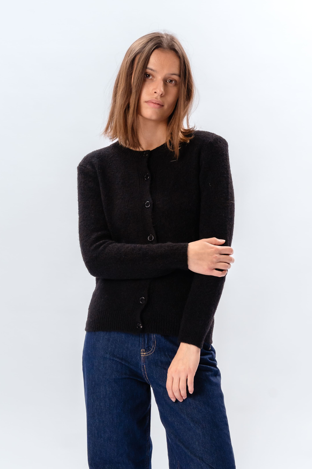 Mathilde Cardigan - Sort Hot på udsalg
