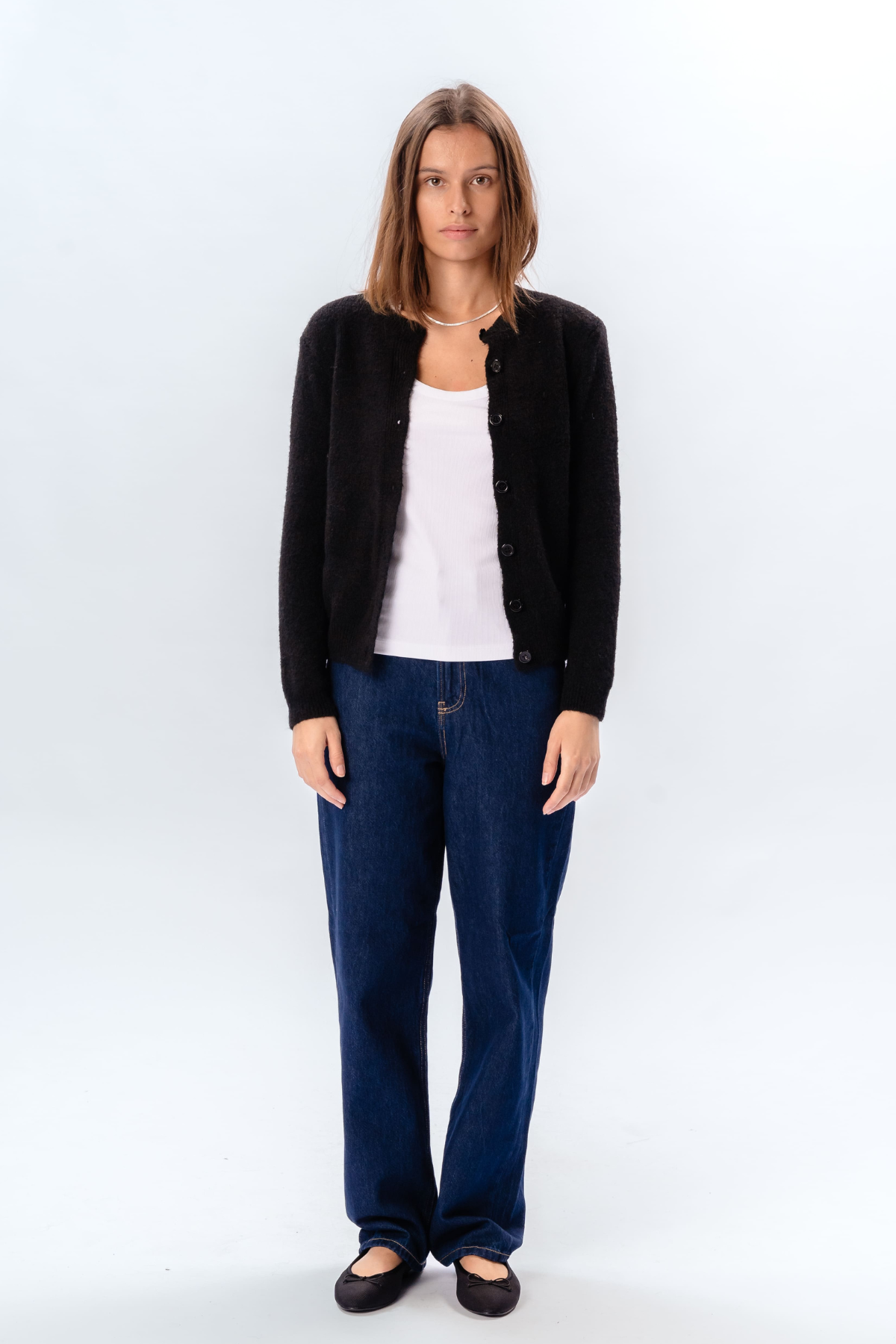 Mathilde Cardigan - Sort Hot på udsalg