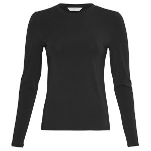 MSCH Copenhagen Betrina LS Bluse Black NO25 Online Hot Salg