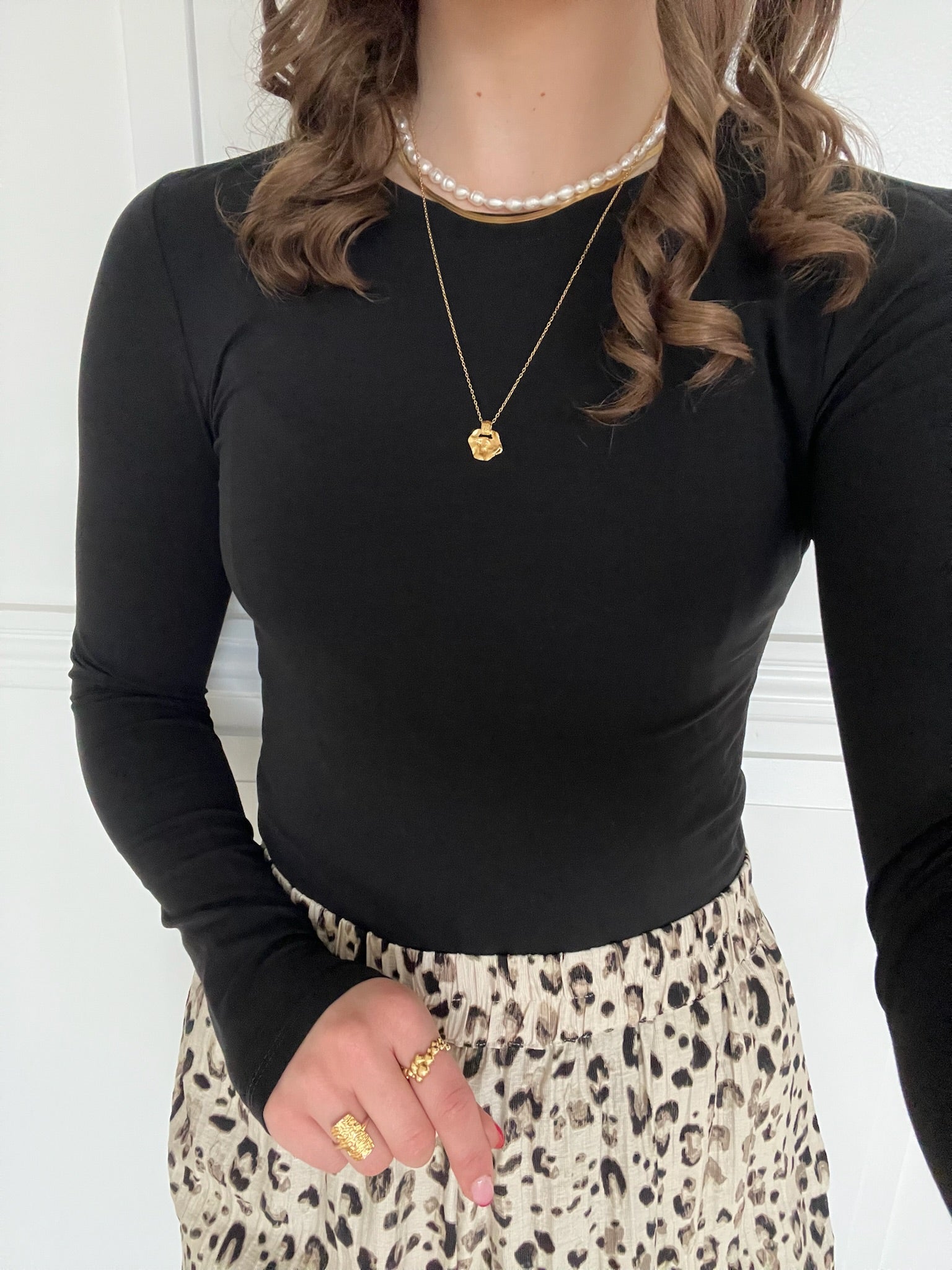 MSCH Copenhagen Betrina LS Bluse Black NO25 Online Hot Salg