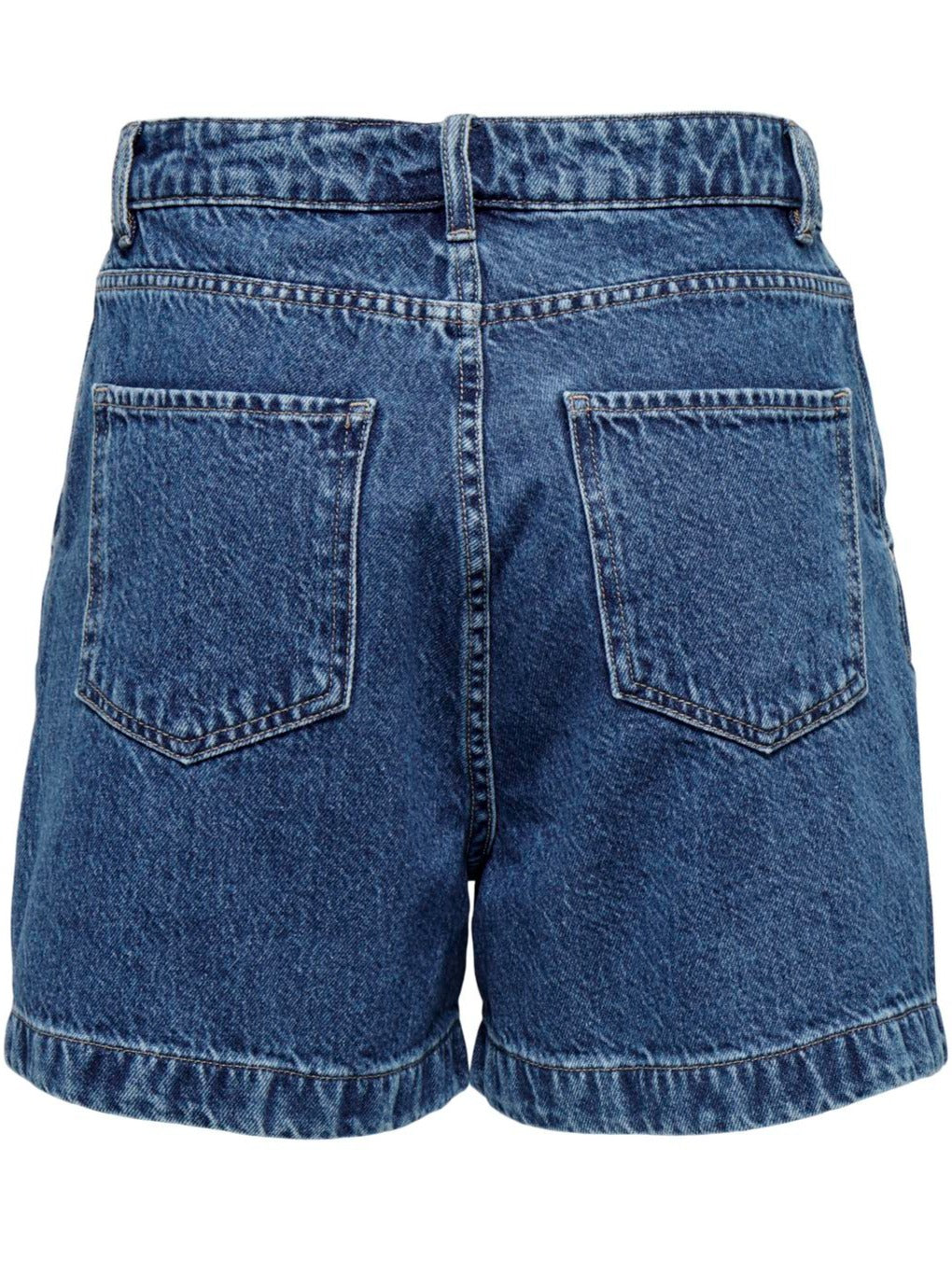 Only Petra HW Loose Denim Shorts Medium Blue Denim