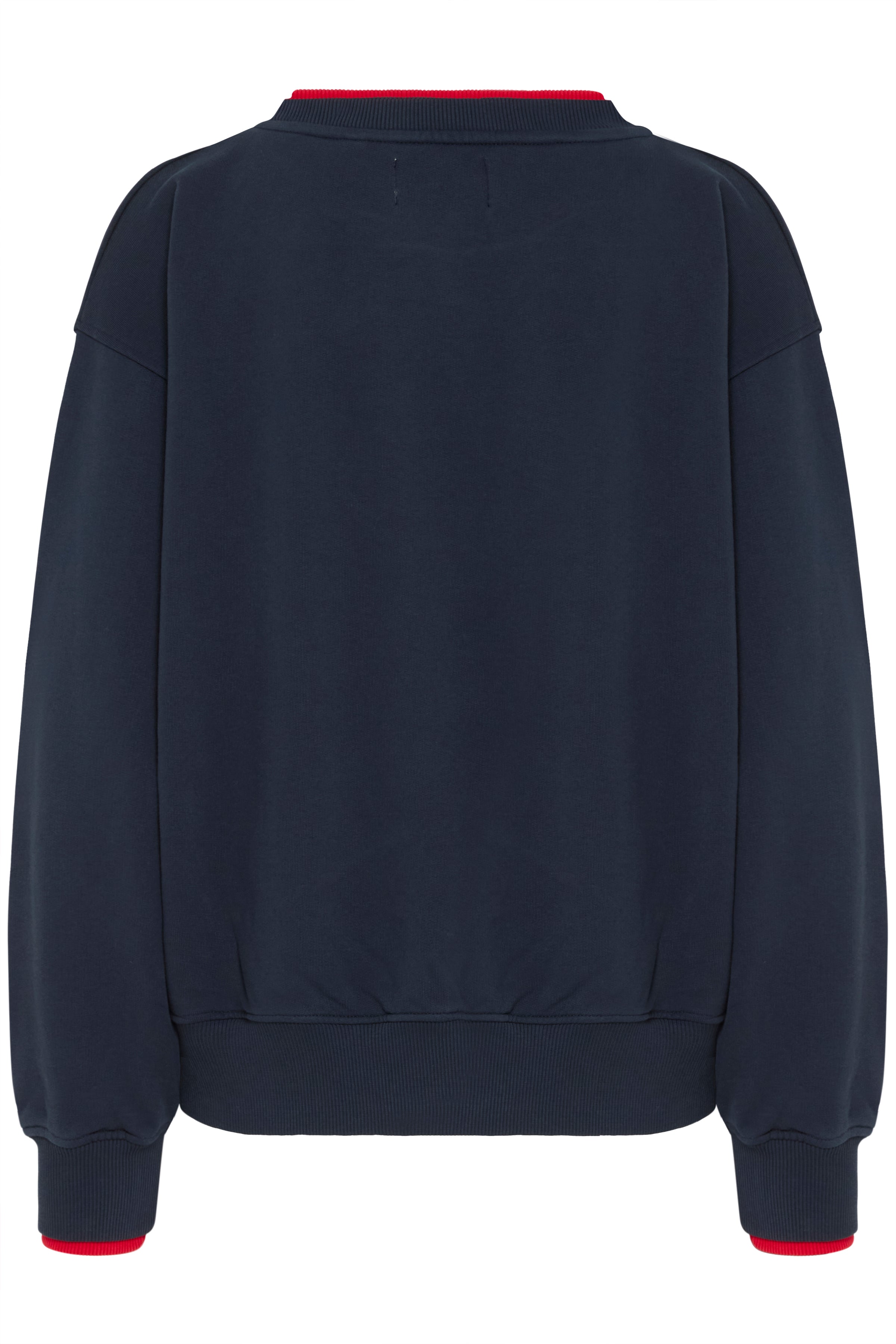 Ball Simona Sweatshirt Sky Captain With Chinese Red
