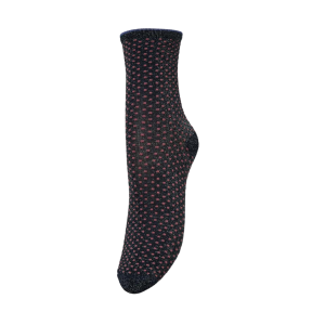 Becksöndergaard Dina Small Dots Strømper Maritime Blue