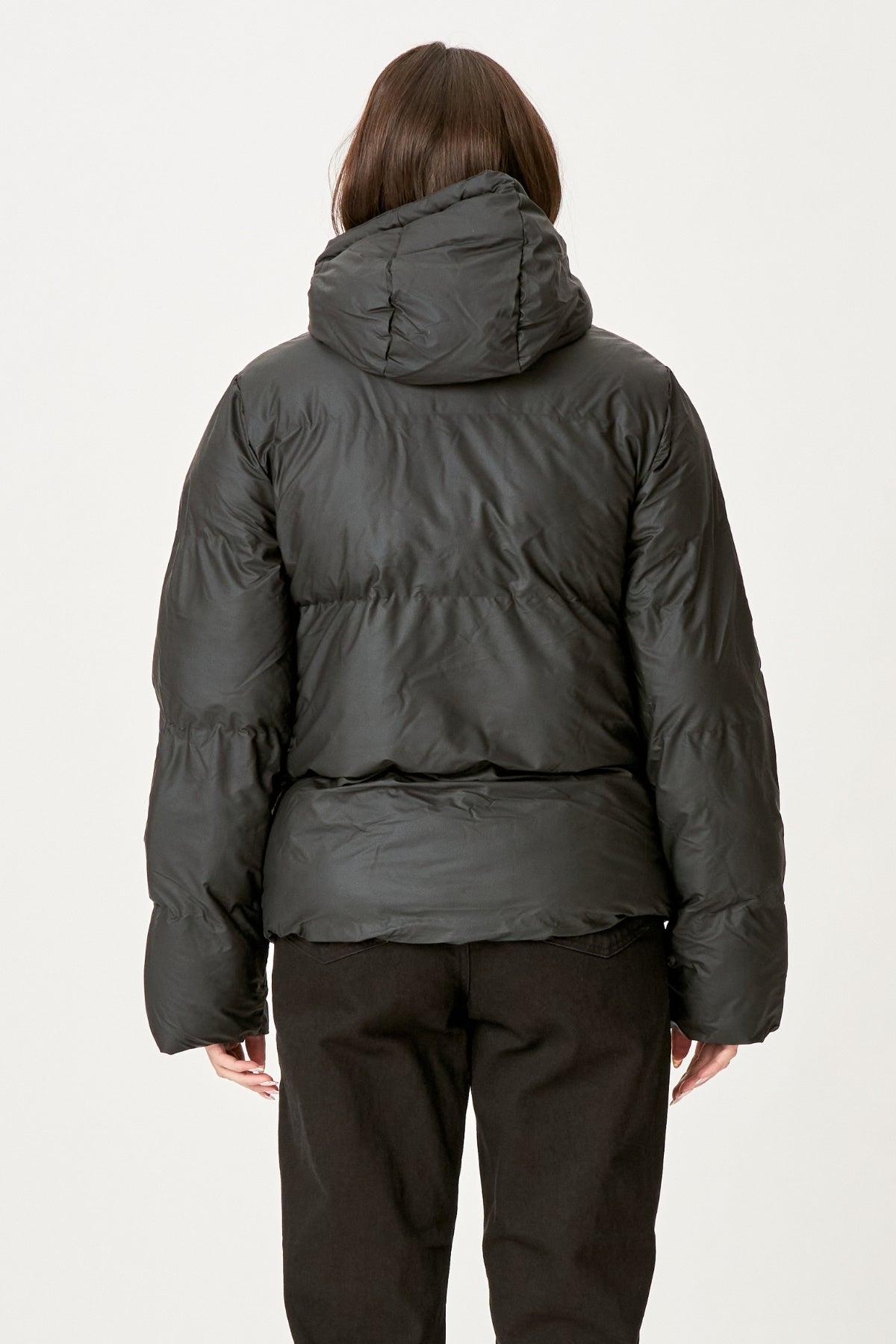 Lexie Coated Jacket - Sort Mode