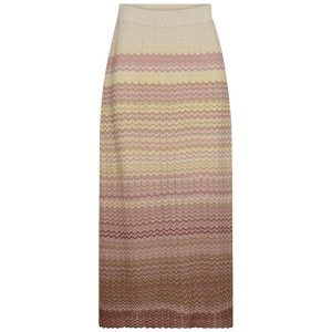 Mos Mosh Hopi Zig Zag Knit Nederdel Powder Pink