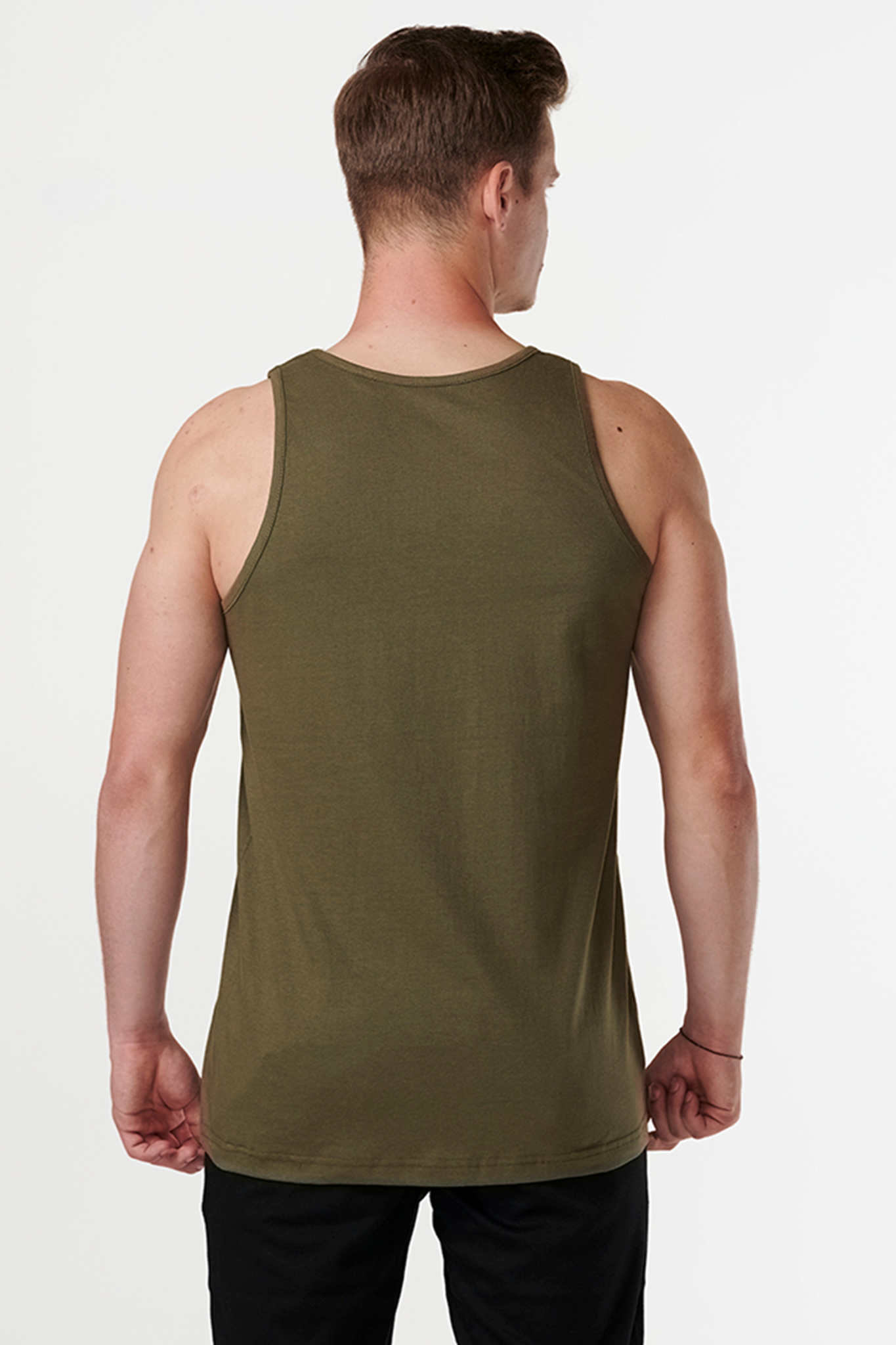 Basic Tanktop - Army Grøn