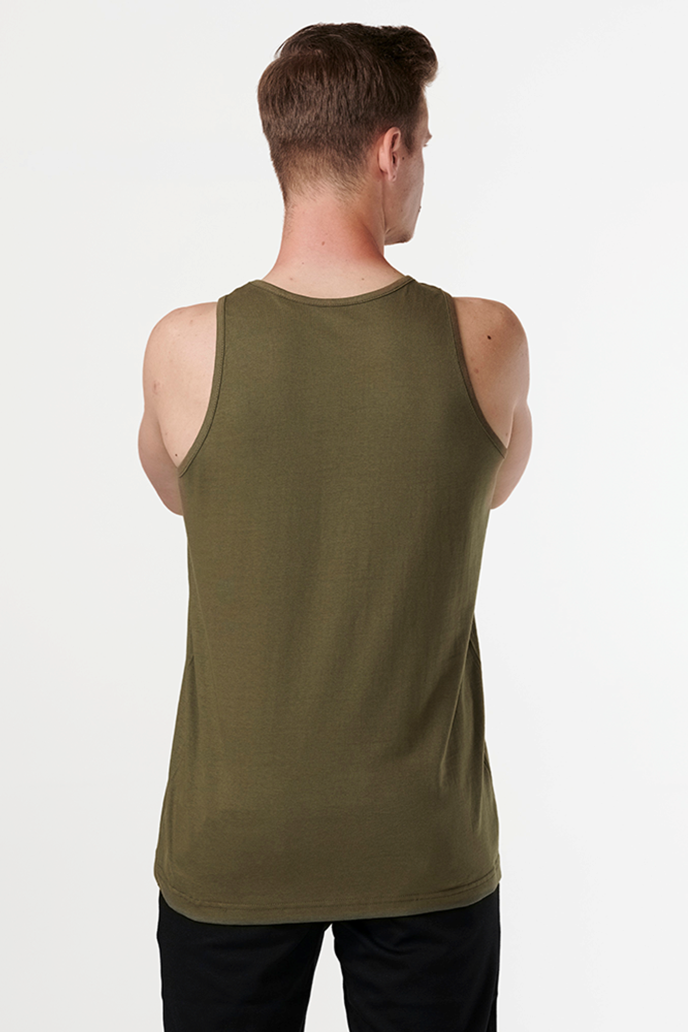 Basic Tanktop - Army Grøn