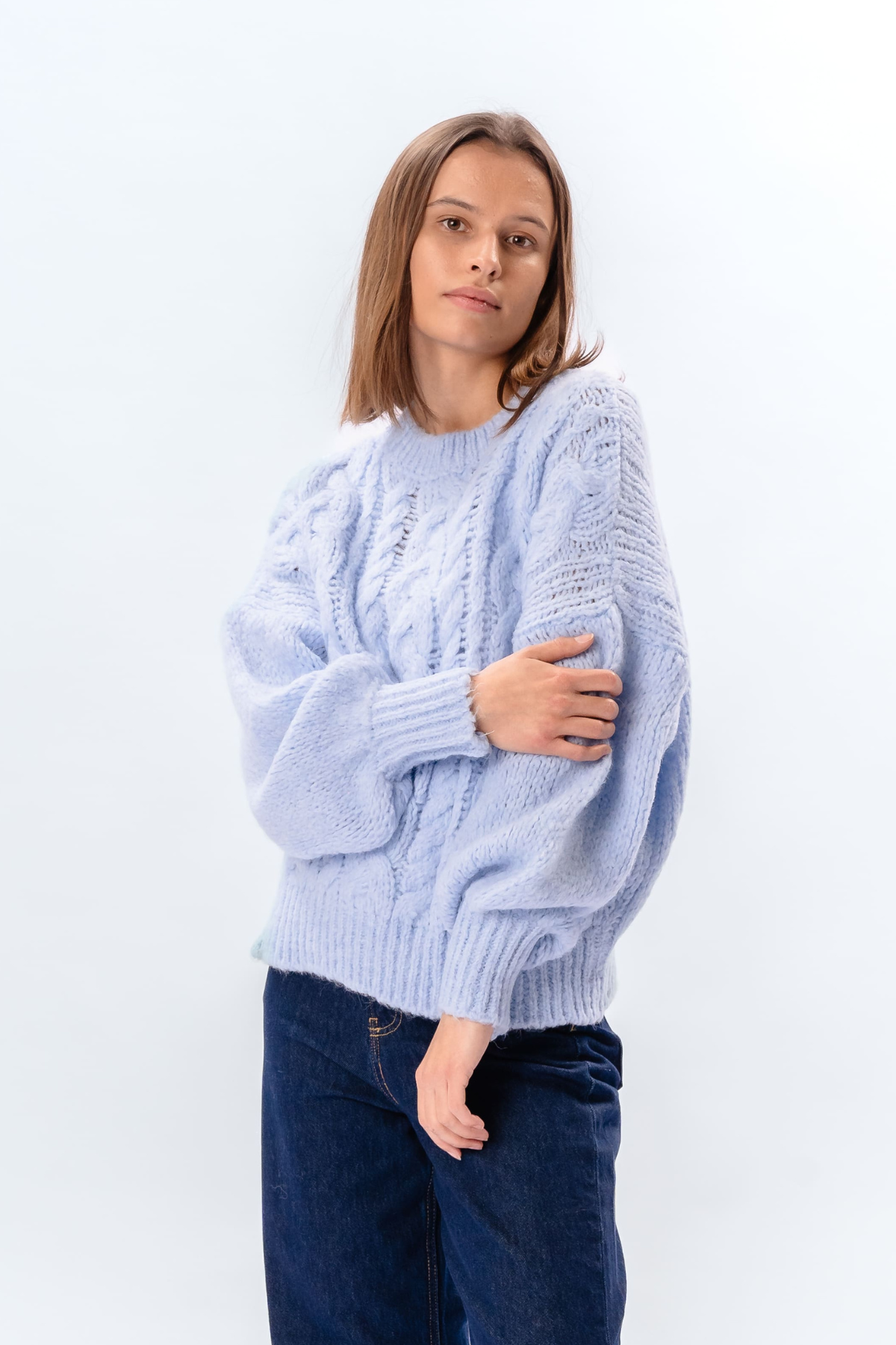 Emma Knit - Skyblå