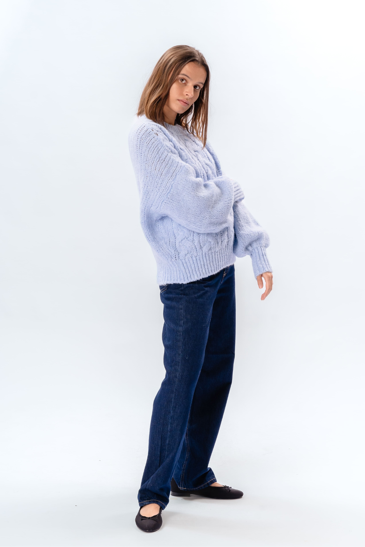 Emma Knit - Skyblå