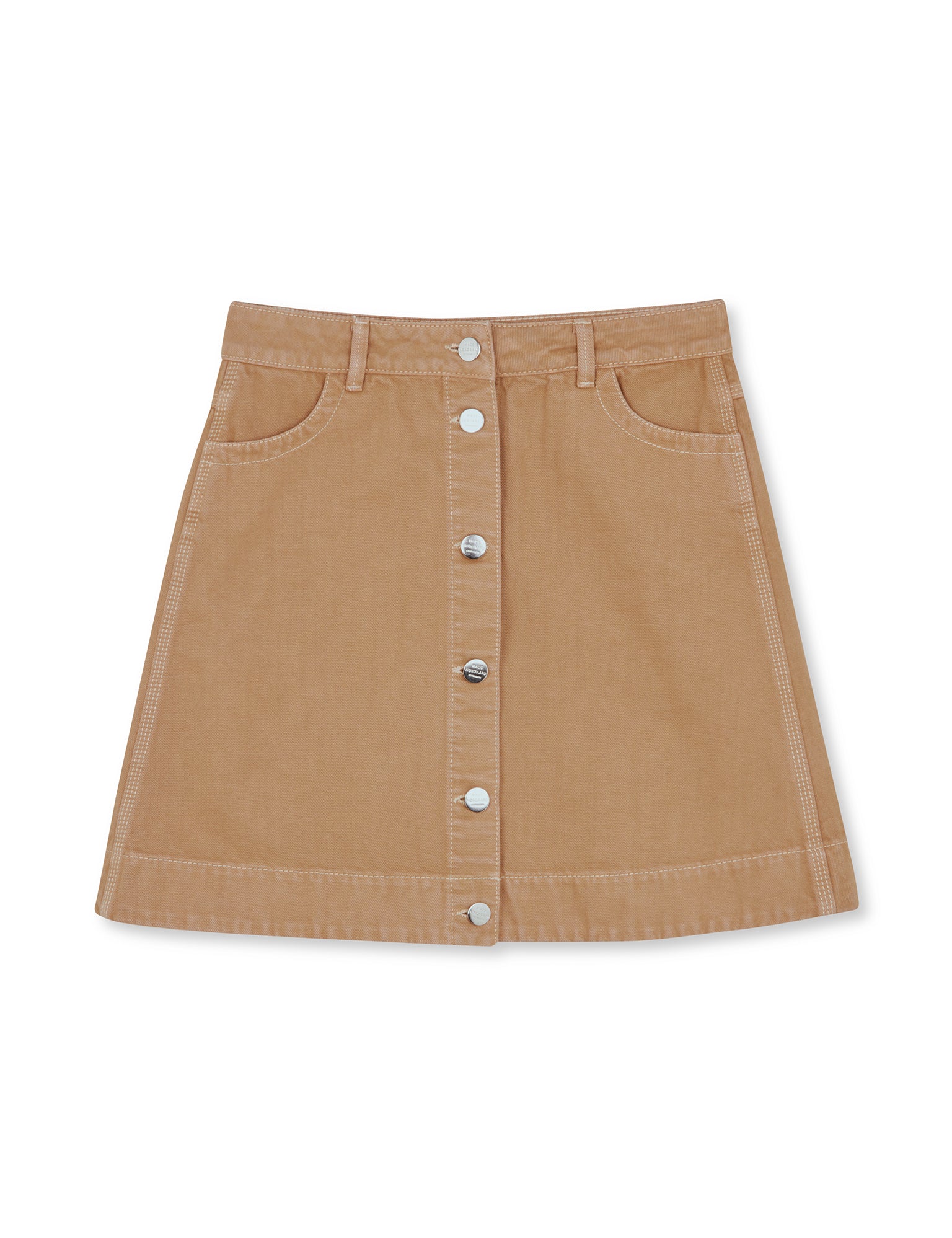 Mads Nørgaard Soil Denim Ria Nederdel Tiger's Eye