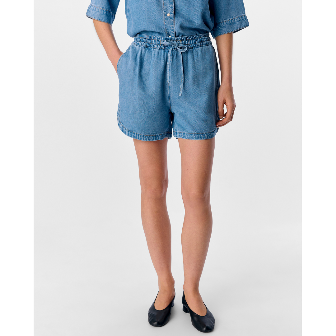 Object Frame MW Shorts Light Blue Denim NOS25 på udsalg