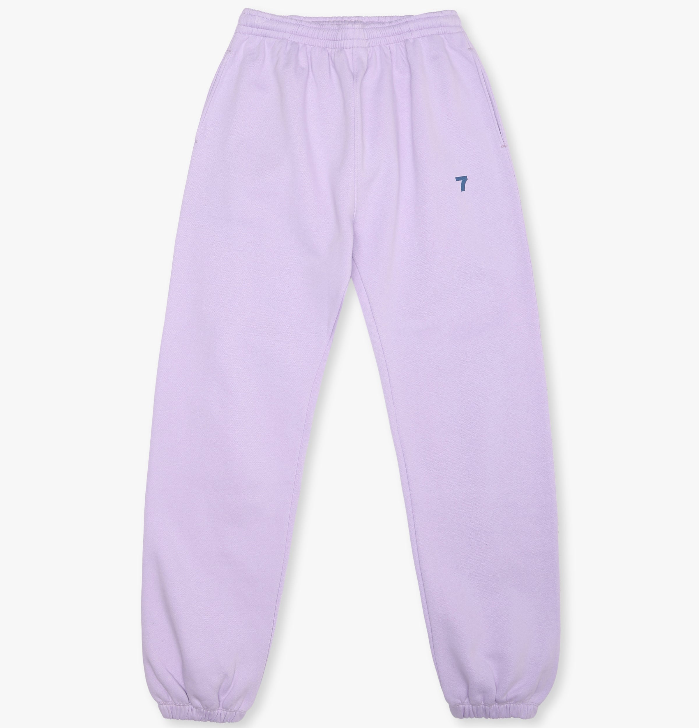 7 DAYS Active Organic Fitted Sweat Bukser Lavender