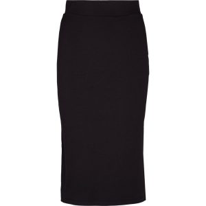 Basic Apparel Ludmilla Long Nederdel Black Online Hot Salg