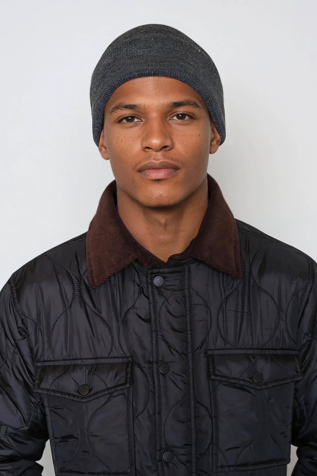 Classic beanie - Merleret Grå