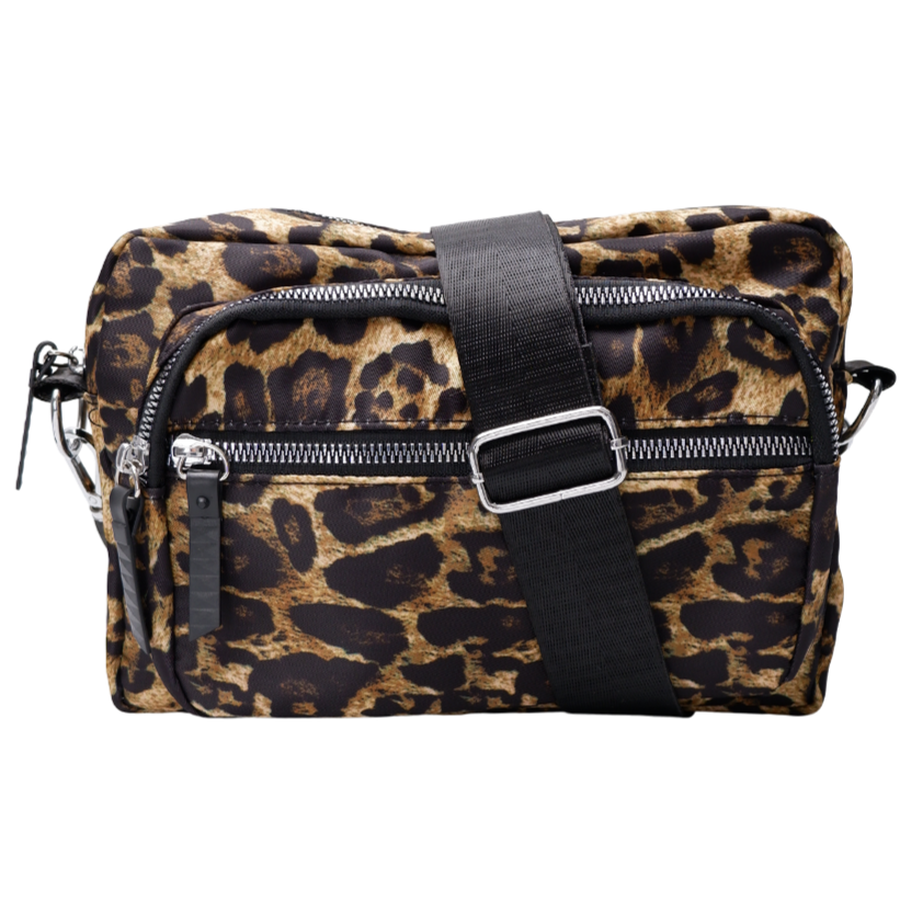 Black Colour Vanda Leo Crossover Taske Khaki Leo