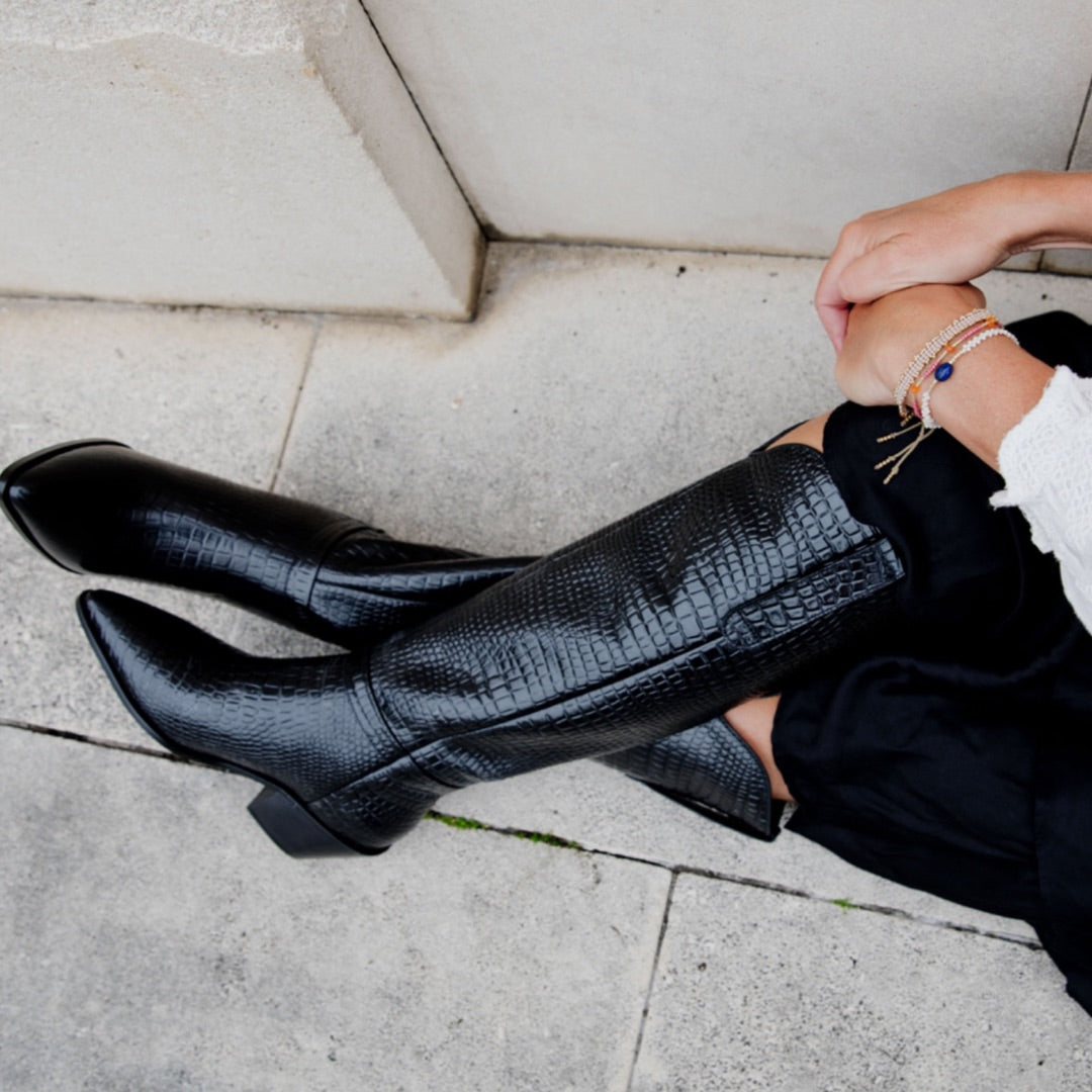 Copenhagen Shoes Divided Leather Støvler Black