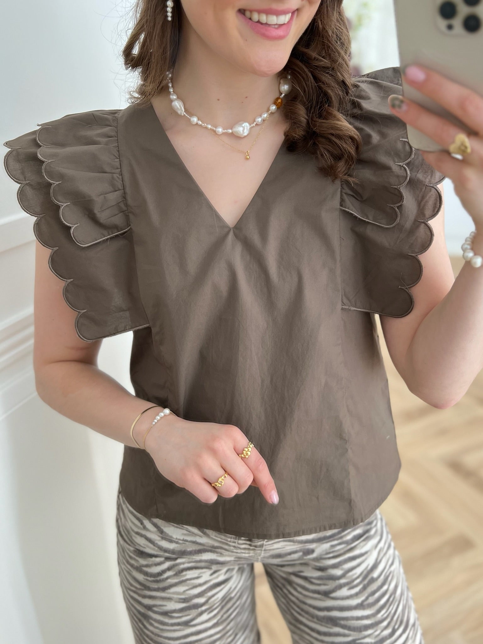 Object Hope Papaya Nour SS Top Morel