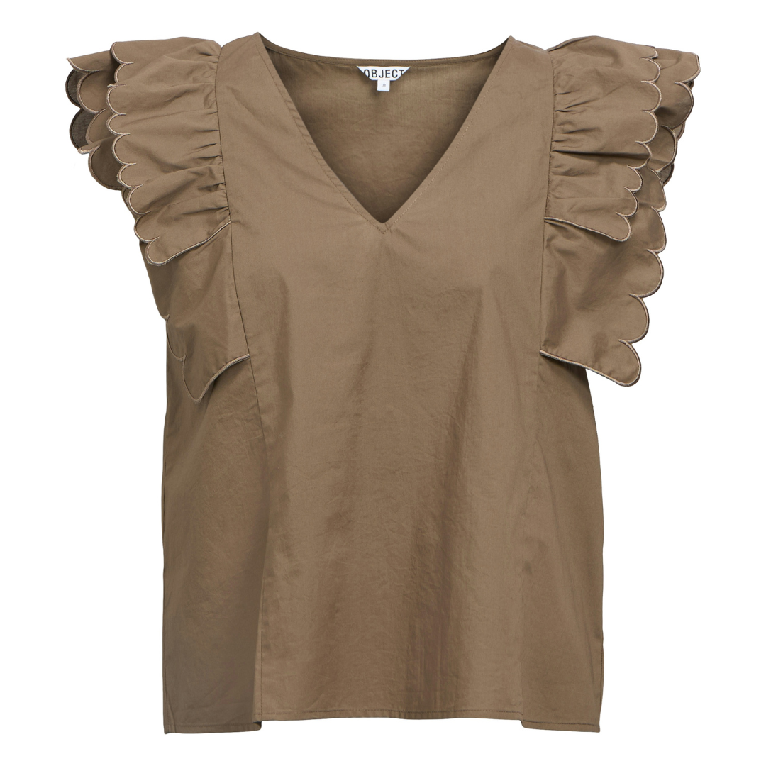 Object Hope Papaya Nour SS Top Morel