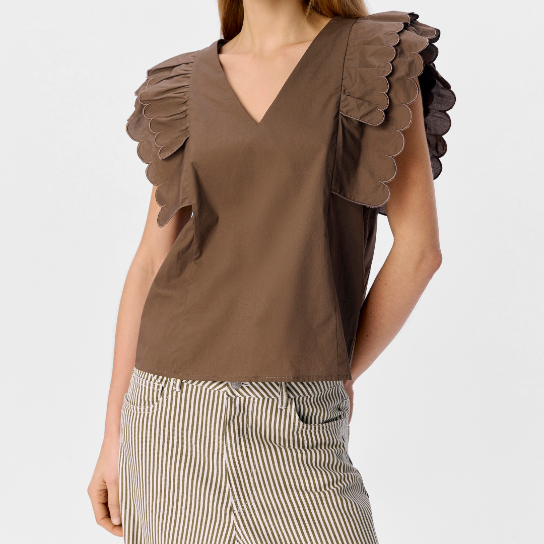 Object Hope Papaya Nour SS Top Morel