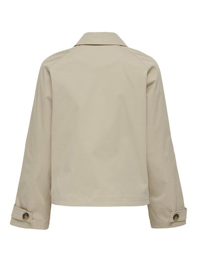 Only April Short Trenchcoat Oxford Tan NO25