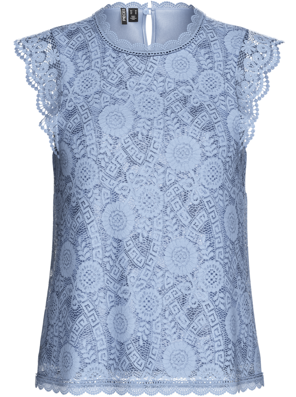 Pieces Olline Sl Lace Top Kentucky Blue