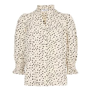 Co'Couture Dot Skjorte Bone Levere