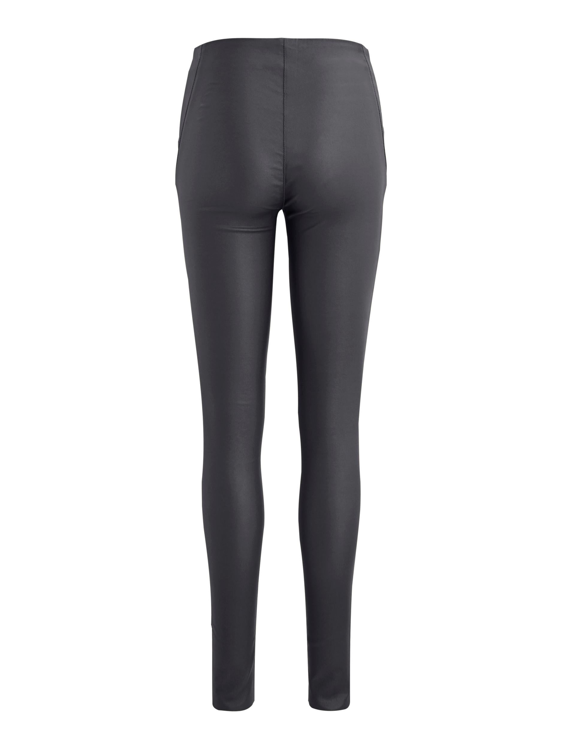 Object Belle Coated Leggings Asphalt Mode