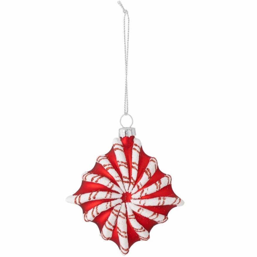 Bloomingville Candy Ornament Rød Glas