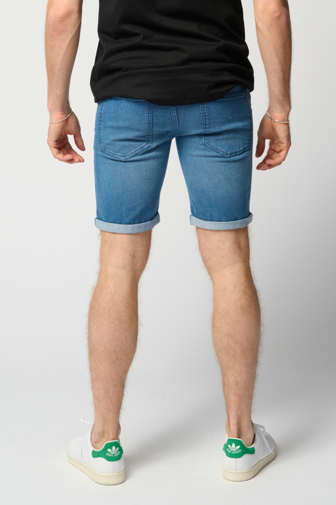 De Originale Performance Denim Shorts - Denim Blue Online nu