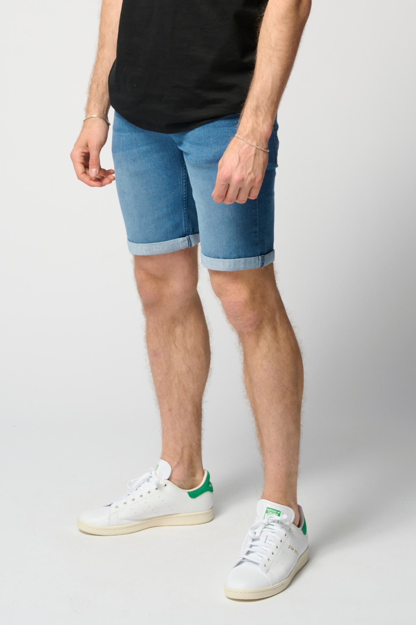 De Originale Performance Denim Shorts - Denim Blue Online nu