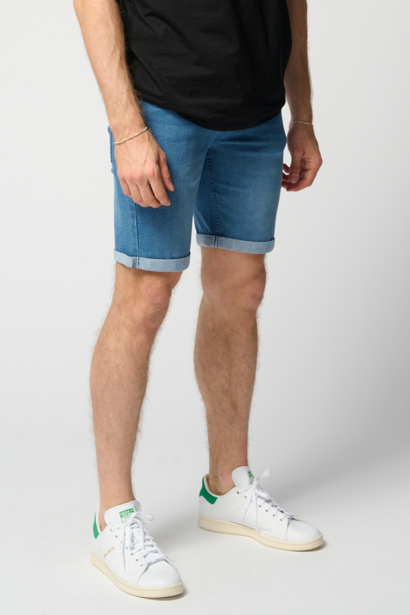 De Originale Performance Denim Shorts - Denim Blue Online nu