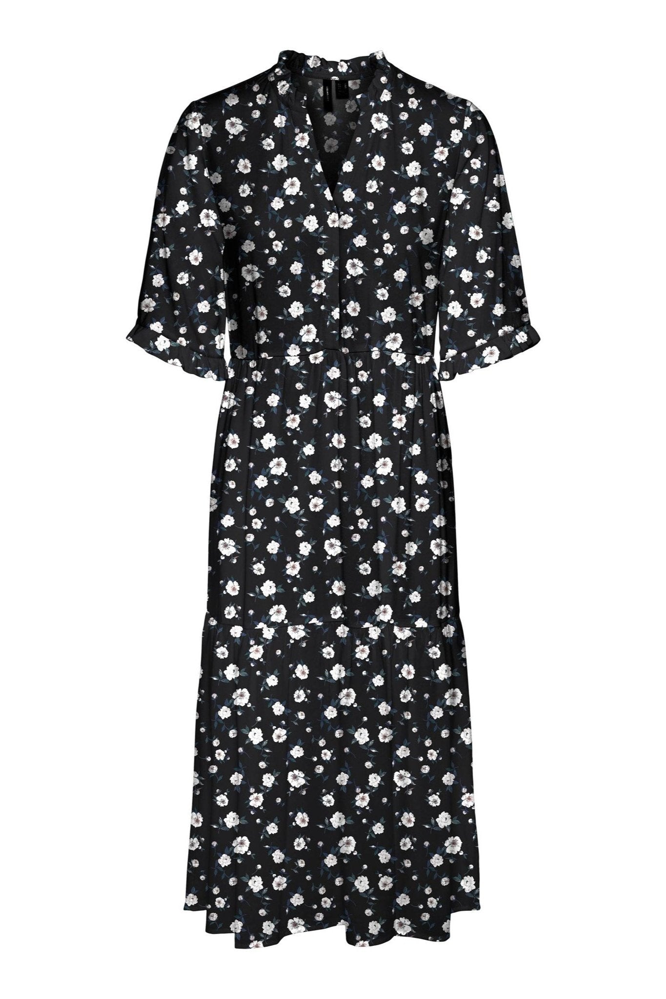 Easy 2/4 Calf Dress - Sort