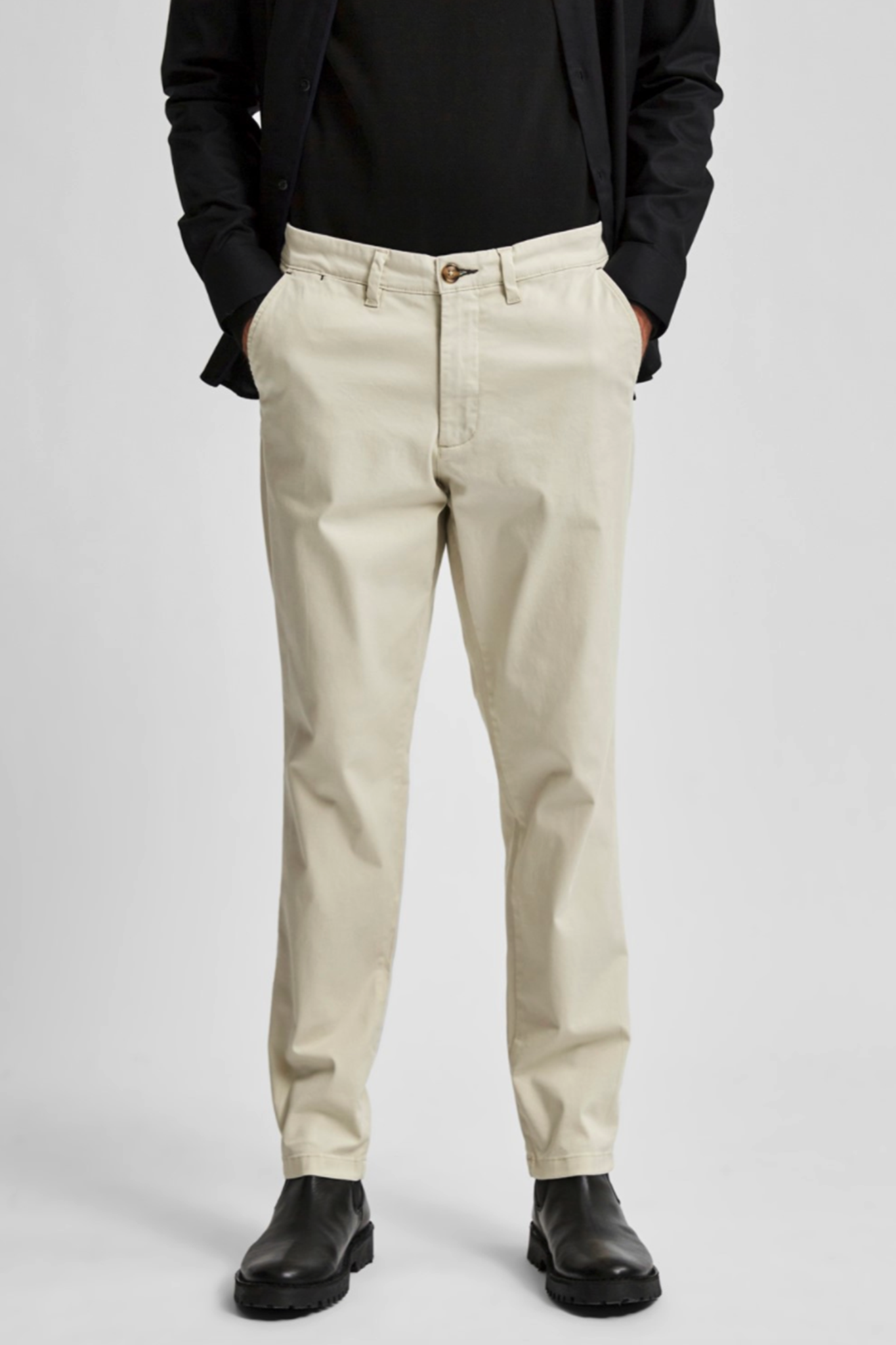 Miles Flex chino pant - Moonstruck (økologisk bomuld)