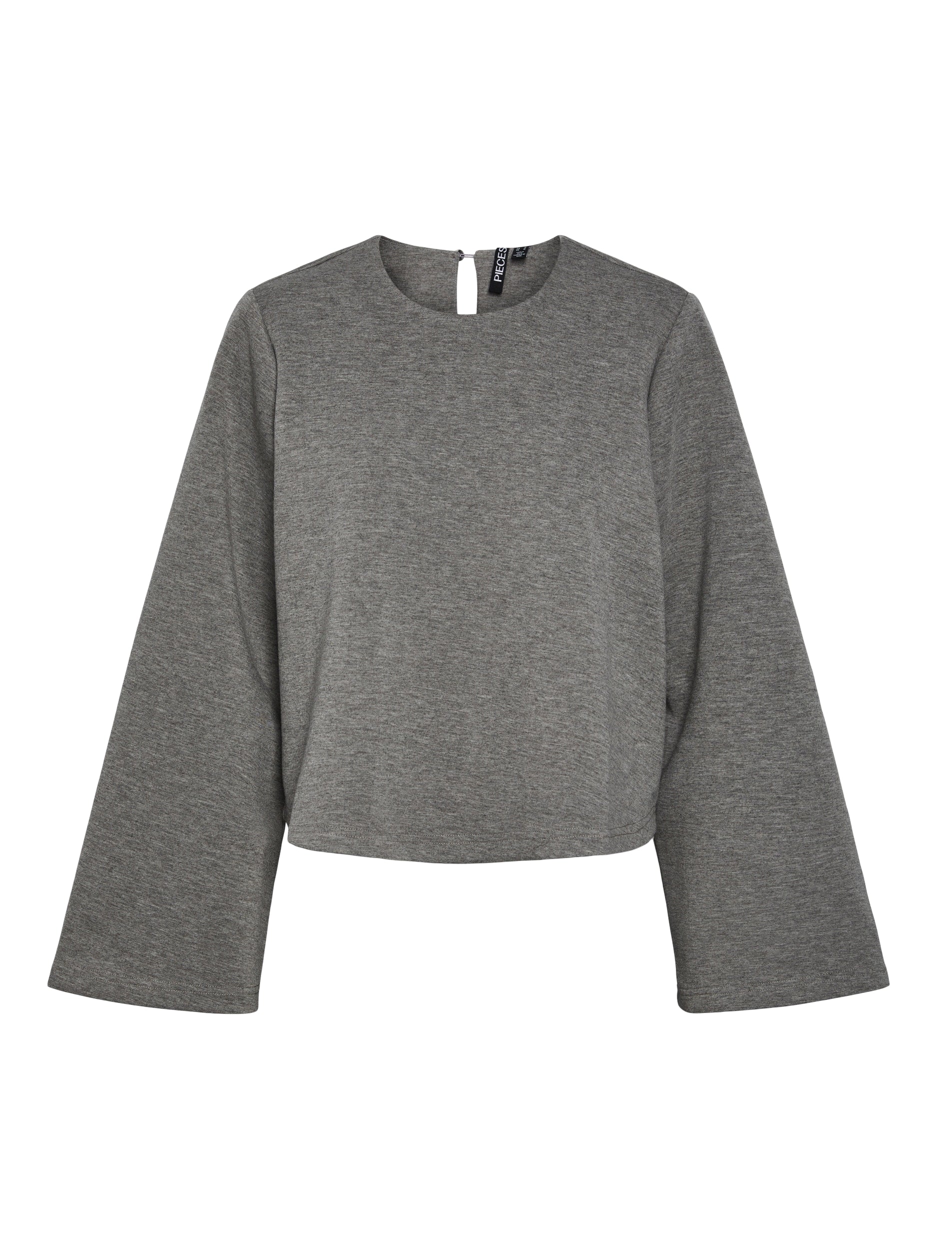 Pieces Filly Sweatshirt Medium Grey Melange