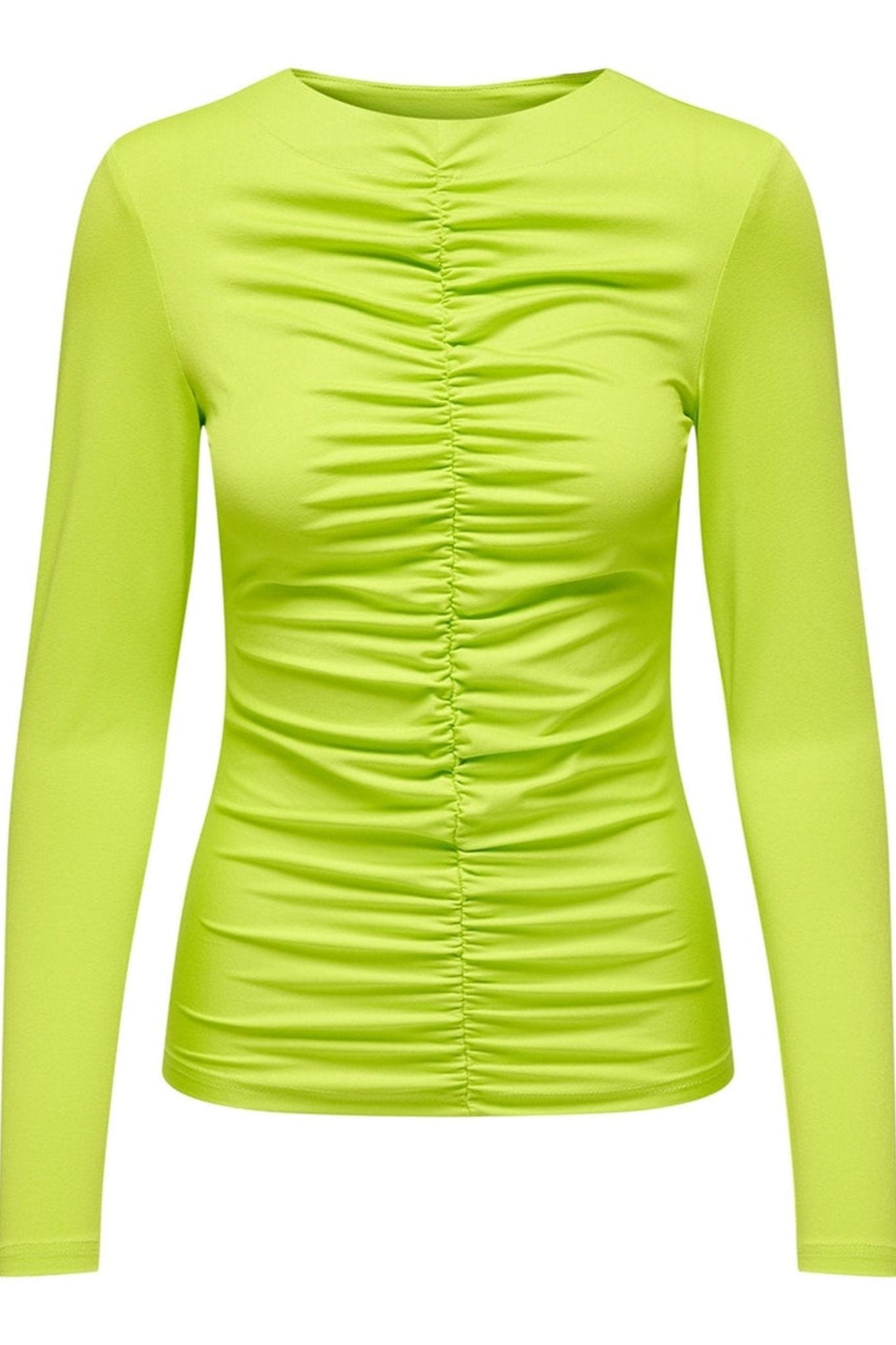 Sofie Langærmet Bluse - Lime Punch