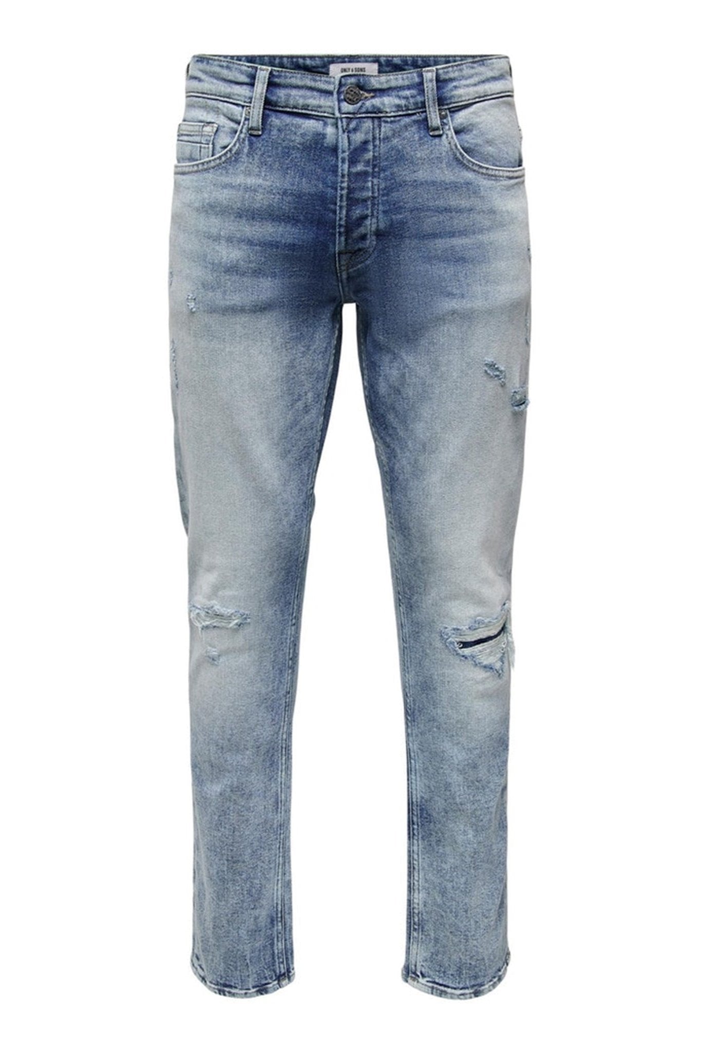 Weft Reg Blå Jeans - Blue Denim